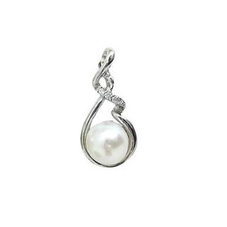 Foto de 43-3438 - *OFERTA* COLGANTE PLATA PERLA 23MM