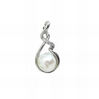 Foto de 43-3458 - *OFERTA* COLGANTE PLATA PERLA CIRCONITA 23MM