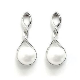 Foto de 43-3119 - *OFERTA* PENDIENTE PLATA PERLA 20MM