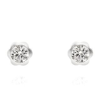 Foto de 51-AG0057 - PENDIENTES PLATA CHATÓN MARGARITA 3MM