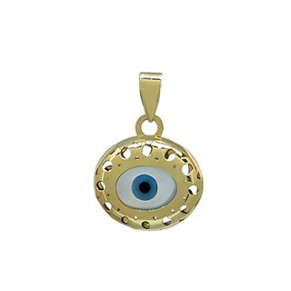 Foto de 51-7656 - COLGANTE OJO TURCO 10X11MM 18K