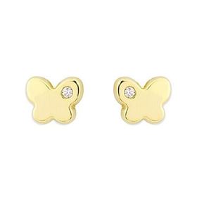 Foto de 51-200297401 - PENDIENTES MARIPOSA CIRCONITA 5MM 18K