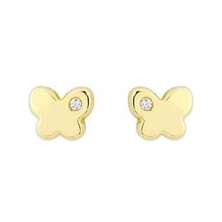 Foto de 51-200297401 - PENDIENTES MARIPOSA CIRCONITA 5MM 18K