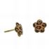 Foto de 51-1026605 - PENDIENTES FLOR LEOPARDO ESMALTE 6MM 18K