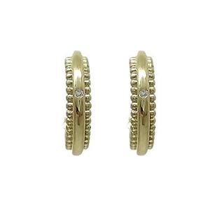 Foto de 62-1172 - PENDIENTES ARO LAPIDADOS CIRCONITA 3X13MM 18K