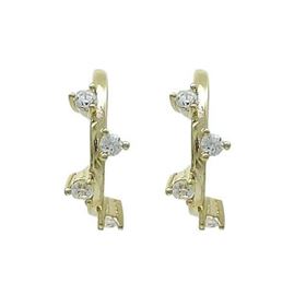 Foto de 62-1177 - PENDIENTES ARO CIRCONITA 1.5X5X13MM 18K