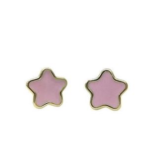 Foto de 62-819 - PENDIENTES ESTRELLA ESMALTE 4MM 18K