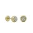 Foto de 70-001 - PENDIENTES BOLA CRYSTALLATO 4MM 18K