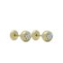 Foto de 70-001 - PENDIENTES BOLA CRYSTALLATO 4MM 18K