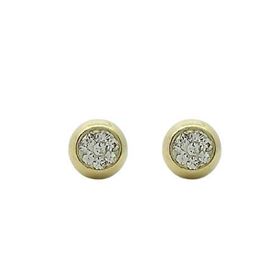 Foto de 70-002 - PENDIENTES BOLA CRYSTALLATO 5MM 18K