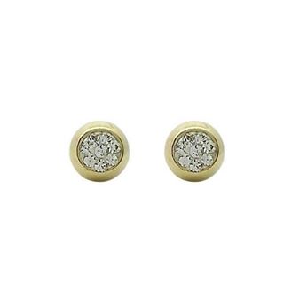 Foto de 70-002 - PENDIENTES BOLA CRYSTALLATO 5MM 18K