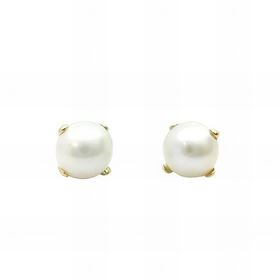 Foto de 70-PAT4 - PENDIENTES PERLA PATILLA 4MM 18K