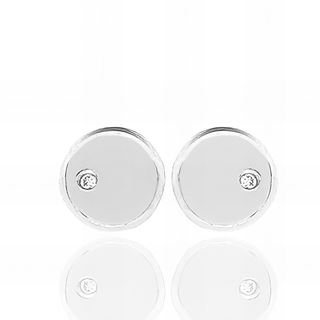 Foto de 71-10119B - PENDIENTES BRILLANTE BRILLO 5MM O.B. 18K