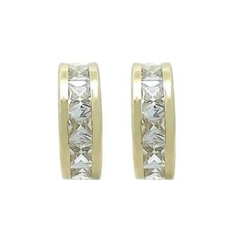 Foto de 71-2249 - PENDIENTES CIRCONITA CARRIL 4X12MM CATALÁN 18K