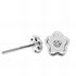 Foto de 90-6046-1B - PENDIENTES BRILLANTE FLOR 4MM O.B. 18K