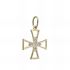 Foto de 99-423 - CRUZ DE MALTA CIRCONITA 15X15MM 18K