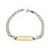 Foto de 45-623 - PULSERA BEBÉ PLACA HUNGARINA (PLACA 5X22MM) 14CM (1,79gr) 18K