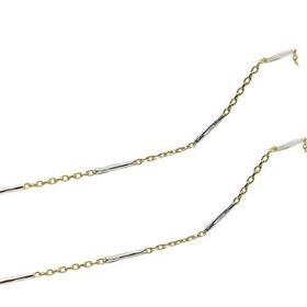 Foto de 10-274-108-45 - CADENA COMBINADA BICOLOR 45CM (2,58gr) 18K