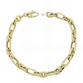 Foto de 10-712-032 - PULSERA COMBINADA 5MM 18CM (5,87gr) 18K