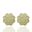 Foto de 62-1156 - PENDIENTES MANDALA FLOR SATINADO 9MM 18K