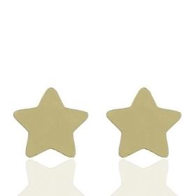 Foto de 04-453 - PENDIENTES ESTRELLA BRILLO 9MM 18K