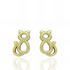 Foto de 51-2202831 - PENDIENTES SILUETA GATO 8MM 18K