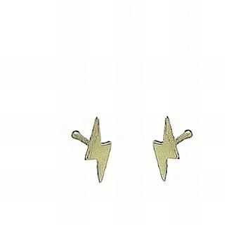 Foto de 62-1193 - PENDIENTES RAYO BRILLO 6MM 18K