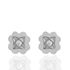 Foto de 71-8411B - PENDIENTES FLOR CIRCONITA 6MM O.B. 18K