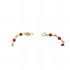 Foto de 00-10661C - PULSERA BEBÉ PLACA CORAL (PLACA 5X25MM) 13CM