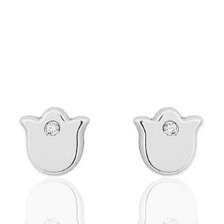 Foto de 51-201297201 - PENDIENTES TULIPÁN CIRCONITA 5MM O.B. 18K