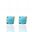 Foto de 05-PATT4 - PENDIENTES TURQUESA PATILLA 4MM 18K