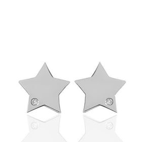 Foto de 51-1651705B - PENDIENTES ESTRELLA CIRCONITA 6.5MM O.B. 18K