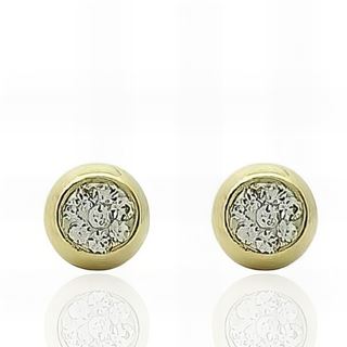 Foto de 70-001 - PENDIENTES BOLA CRYSTALLATO 4MM 18K