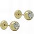 Foto de 70-001 - PENDIENTES BOLA CRYSTALLATO 4MM 18K