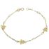 Foto de 10-00-9044 - PULSERA FLORES-PERLAS 1-3MM 18CM (ANILLA A 2CM) (2,03gr)) 18K