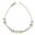 Foto de 10-31-6855 - PULSERA CÍRCULOS BICOLOR 6MM 19CM (ANILLA A 2CM) (2,70gr) 18K 