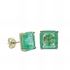 Foto de 05-3988VS - SORTIJA PIEDRAS COLOR VERDE CIRCONITA 8MM 18K