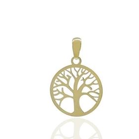Foto de 51-14123 - COLGANTE ÁRBOL DE LA VIDA CALADO 14MM 18K