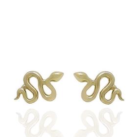 Foto de 05-3957 - PENDIENTES SERPIENTE 12MM 18K