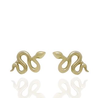 Foto de 05-3957 - PENDIENTES SERPIENTE 12MM 18K