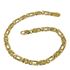 Foto de 10-456-046-19 - PULSERA OJO DE PERDIZ COMBINADA 4.5MM 19CM (4,80gr) 18K