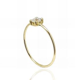 Foto de 05-3904S - SORTIJA CIRCONITA GARRAS 4MM 18K
