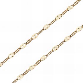 Foto de 04-003179-50 - CADENA LAPIDADA 50CM (1,50gr) 18K