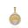 Foto de 10-00-6773BI - MEDALLA BEBÉ RELOJ-OSO BICOLOR 14MM 18K