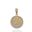 Foto de 10-00-6759 - MEDALLA BEBÉ CARRITO-RELOJ BICOLOR 14MM 18K