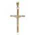 Foto de 42-104C - CRUZ CRISTO TUBO 2MM TAPONES 30MM 18K