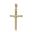 Foto de 42-2029C - CRUZ CRISTO TUBO 2.5MM 28MM 18K
