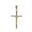 Foto de 42-102C - CRUZ CRISTO TUBO 2MM TAPONES 26MM 18K