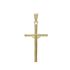 Foto de 42-102C - CRUZ CRISTO TUBO 2MM TAPONES 26MM 18K