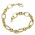 Foto de 10-712-030 - PULSERA COMBINADA 8MM 18.5CM (6,14gr) 18K
